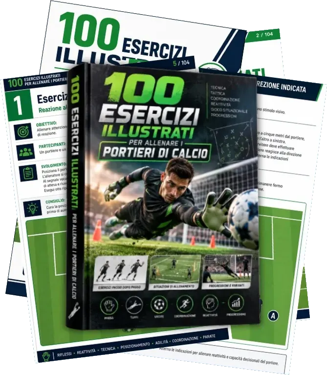 100 Esercizi Illustrati per Allenare i Portieri di Calcio